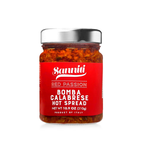 Sanniti Bomba Calabrese Hot Spread, 10.9 oz | Italian Hot Spread