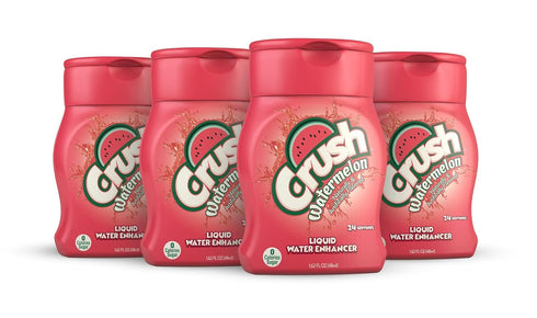 CRUSH Crush, Watermelon, Liquid Water Enhancer New, Better Taste (4 Bottles, Makes
