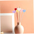 6pcs Handmade Crochet Heart Bouquet Soft Yarn Knitted Flowers for Weddings Valentine Day and Special Occasions Unique