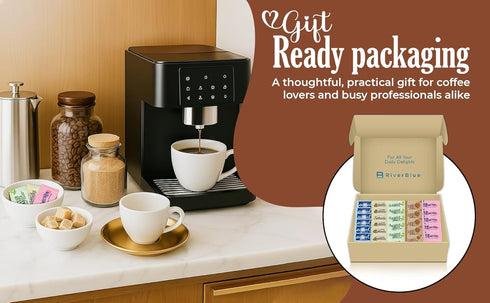 Packets 450 Pack Assorted Sugar and Sweetener for Home, Office & Travel
