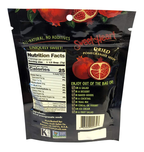 SweetHeart Dried Pomegranate Seeds, 2 oz.