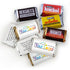 190 Approx. Pcs Bulk Candy Promotional Products Business Logo or Photo, Candy Buffet Supplies (Personalized Miniatures