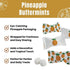 Pineapple Wrapped Buttermints, 108 Individually Wrapped Candies