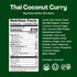 Lentiful 8 Pack 12g 6g Thai Coconut Curry Instant Lentils - Asian Cuisine Inspired Cups | Protein, Fiber, Vegan