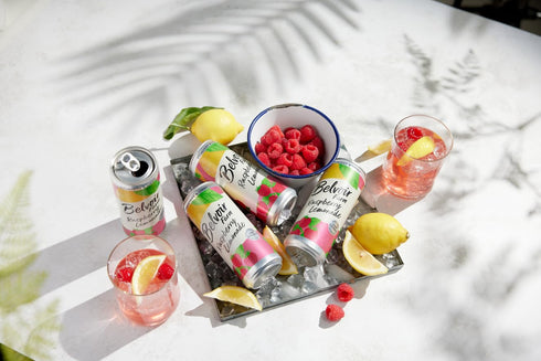 BELVOIR FRUIT FARMS 330ml (Pack 8) Belvoir Farm - Delicious & light Raspberry Lemonade