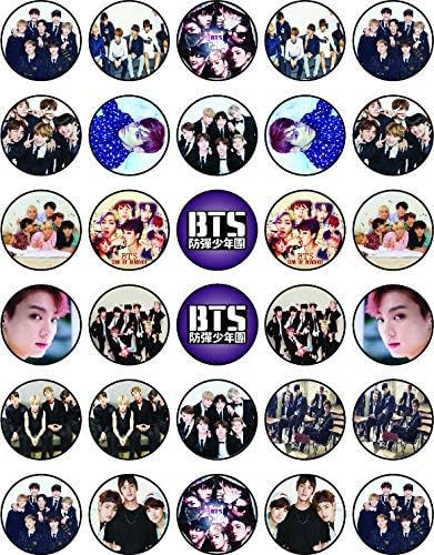 30 x Edible Cupcake Toppers, Music Themed Collection of Uncut Edible Cake Decorations on Wafer Sheet