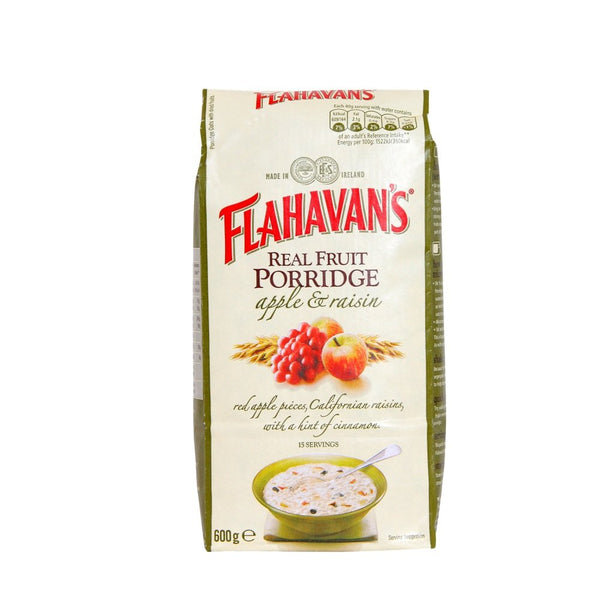 Flahavan's Real Fruit Porridge Apple & Raisin 600g
