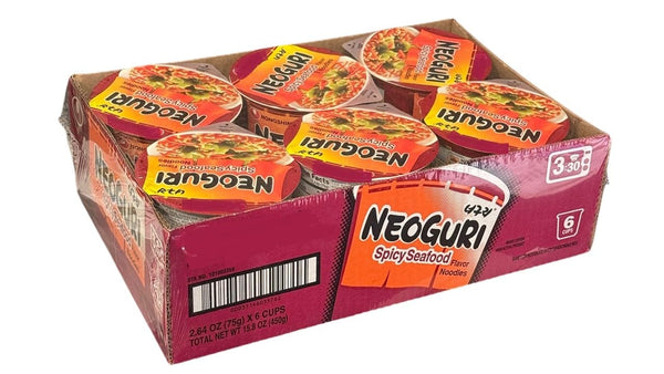 Generic Korean Instant Noodles (CASE SET, NEOGURI SPICY SEAFOOD INSTANT NOODLES)