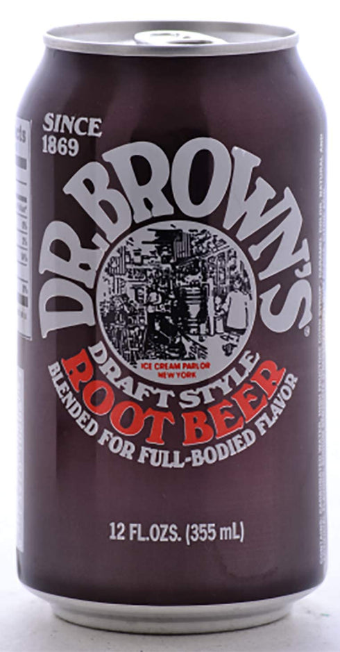 JDS Toy Store (18 Pack): 6 6 6 12oz Dr. Browns Soda Black Cherry, Root Beer, Cream Soda cans