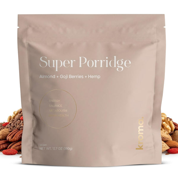 Kroma Super Porridge, 9 Servings, Gluten Free, Chocho Plant Protein, Vegan Superfood