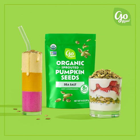 14 Oz Go Raw Organic Sprouted Pumpkin Seeds