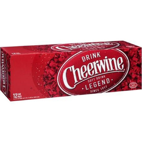 Archway Cheerwine Cherry Fridge Pack Soft Drink, 12 Ounce (12 Cans)
