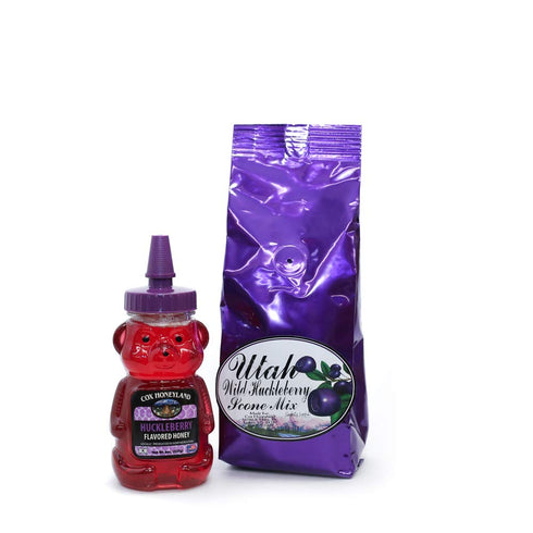 Cox Honeyland and Gifts Set Huckleberry Scone and Honey Gift