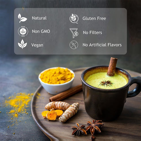 Turmeric Curcumin with Black Pepper Powder, 227g (8oz) Instant Drink Mix Powder Turmeric Curcumin