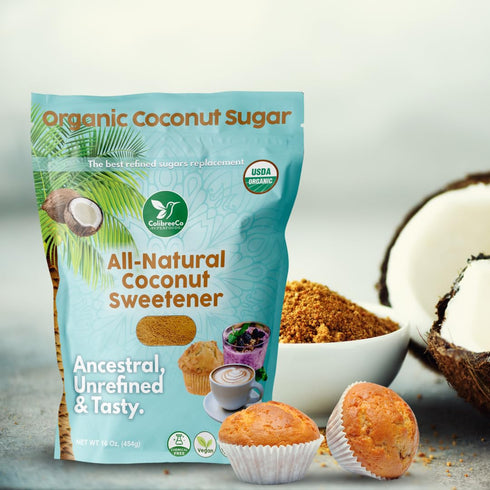 1 (Pack 2): Colibreeco, Organic Coconut Sugar, Pound of Perfect for Sweetening Drinks & Recipes | Low Glycemic Sugar
