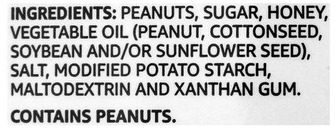 42 Amazon Brand - Happy Belly Peanuts, Honey Roasted, Ounce