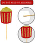 Theater Cupcake Toppers - Cake Decoration for Birthday Movie Night Party Supplies, Set of 24