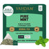 VAHDAM Pure Mint Herbal Tea, 100 Pyramid Tea Bags, Caffeine Free, Non GMO, Gluten Free, Sweet & Minty, Resealable