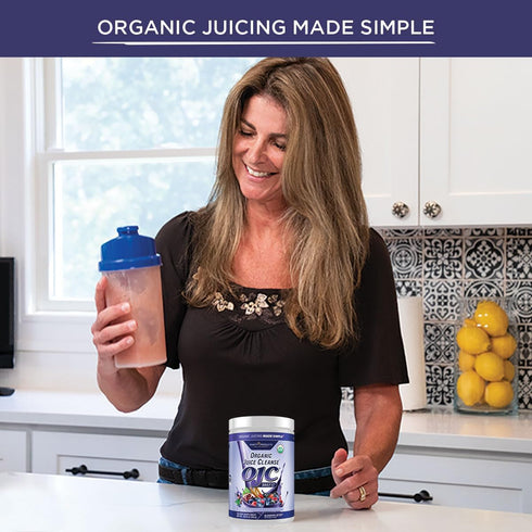 4 30 Purity Products OJC Blueberry Detox - Certified Organic Juice Cleanse Bloat + Gas Relief- Ft. OptiBiome