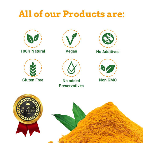 Spice Magic Ground Turmeric Powder, 100% Pure, Aromatic, Gluten-Free, Non-GMO, 7oz (200g)