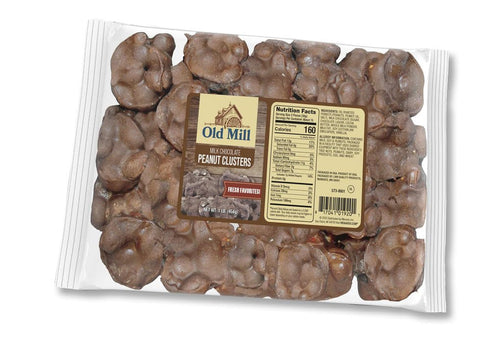 Generic 1 (16 oz), Milk Chocolate Peanut Clusters, Fresh Favorites Candy, Pound Roasted Peanuts with Chocolate Coating