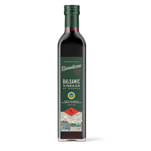 Bionaturae Vinegar Balsamic - Organic Balsamic Vinegar, Modena Balsamic Vinegar, Acidity 6%,
