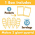 Pack 5 Triple Scoop - Neapolitan Variety Ice Cream Mix, Mix For Ice Cream Maker. Simple, Easy, Delicious. From Gourmet