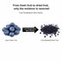 DYBOEDYO 15.87oz(450 Dried Blueberries | g) | Dehydrated Blueberries | Sweet Dried Fruits, Fruit Snacks |Handpicked
