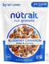 KD Chocolates NuTrael Nut Granola Cereal, Blueberry Cinnamon, No Sugar Added, Keto, Gluten Free