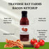 65+ 3-Piece Set Traverse Bay Farms Cookout Combo - Bacon Ketchup, Jalapeno Honey Mustard and Recipe Book Combo - Bacon