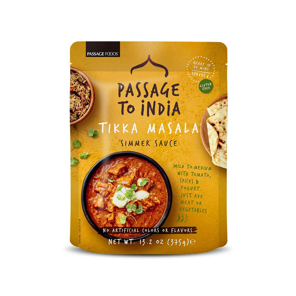 Passage to India Ready to Eat Meals - Tikka Masala Simmer Sauce