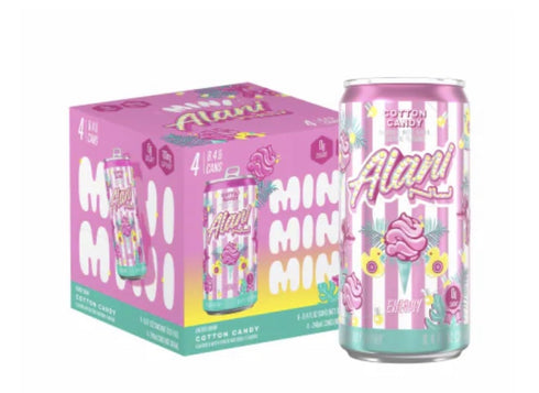 Generic Energy Drinks Cotton Candy Alani, limited edition (4 Pack) 8 fl oz