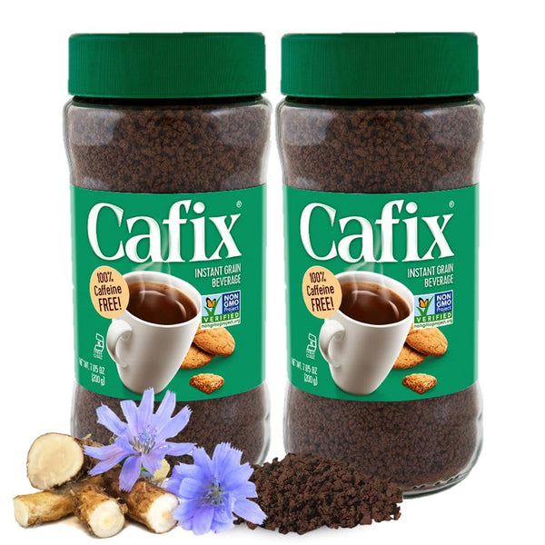 Cafix All Natural Instant Chicory Coffee Alternative, Great-Tasting, Rich and Bold, Zero