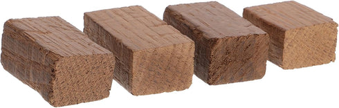 5pcs Healifty Red Wine Brewing Wood Chips Blocks for Home Fermentation Flavor Random Shape for Wine Making Supplies