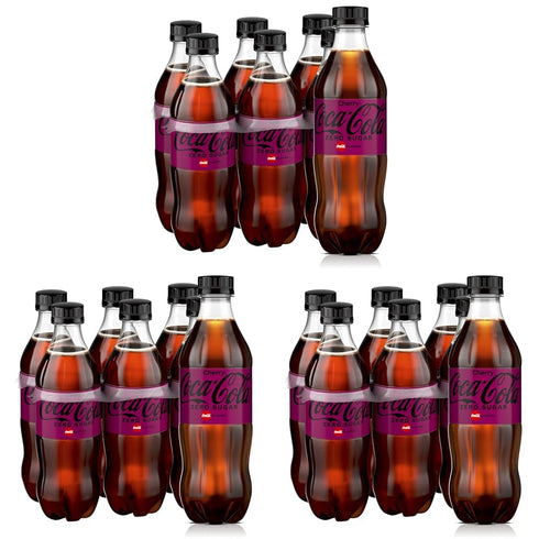 Coca-Cola Cherry Zero Sugar | 6pk | 500ml PET | Pack of