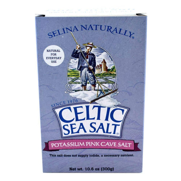 Celtic Sea Salt Pink Potassium Cave Salt 10.6 Oz (300 G) Extra