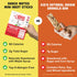 7g 60 40 Pack New Primal Snack Mates Chicken & Apple Sticks, Gluten Free Healthy Snacks for Kids, Low Sugar High