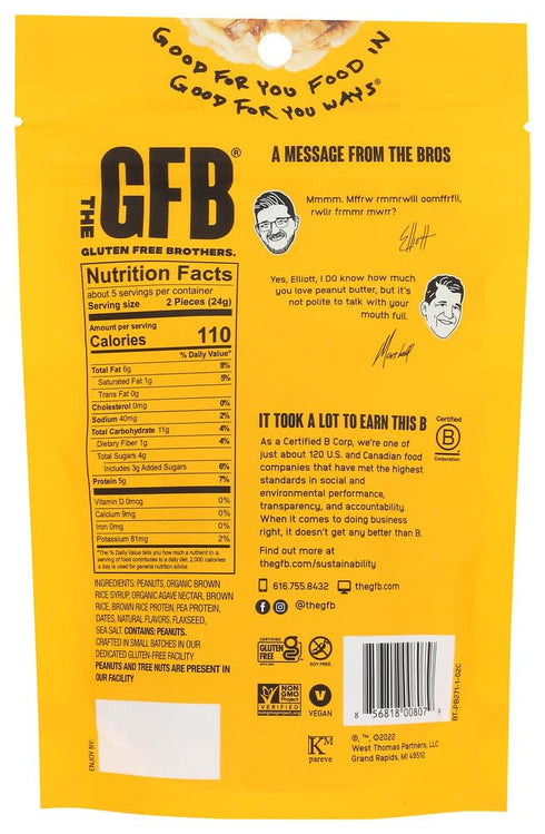 Gluten (3-Pack) 4 oz The GFB Free (Peanut Butter)