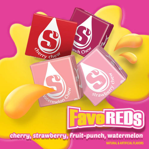 50 oz STARBURST FaverREDs Fruit Chews Chewy Candy, Party Size, Bag