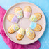 6 Jimmies, 2.75 Sweets Indeed Dye Free Pastel Sprinkles Cell, Yellow Blue Purple and Pink Sugar with Pastel No