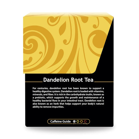 Buddha Teas Organic Dandelion Root Tea – 18 Bleach-Free Tea Bags – Caffeine-Free with Rich, Earthy Taste