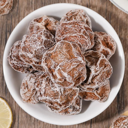 ZAYEMAIBUHAO 118g. Extra Large Plum Preserved Fruit Dried Plum Salty and Sour Sweet Snack, Asia Crack Seed Chinese