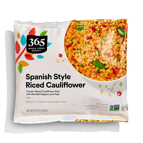 365 by Whole Foods Market , Spanish-Inspired Frozen Cauliflower Rice, 12 Ounce