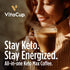 D3, Brewers,18 VitaCup Keto Max Dark Roast Coffee Pods, Ketosis & Energy, Butter, MCT Oil, Turmeric, B Vitamins