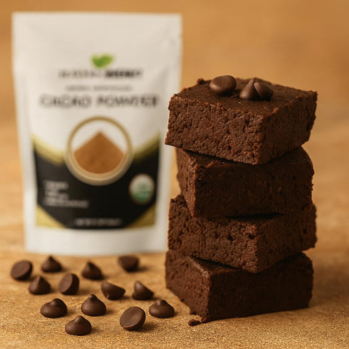 (1 (Pack 2)) Mayans Secret - Organic Cocoa Powder Unsweetened Raw Cacao Powder Organic for Smoothie, Coffee and Drink