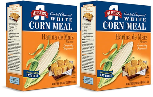Albers White Corn Meal 40oz, 2-pack