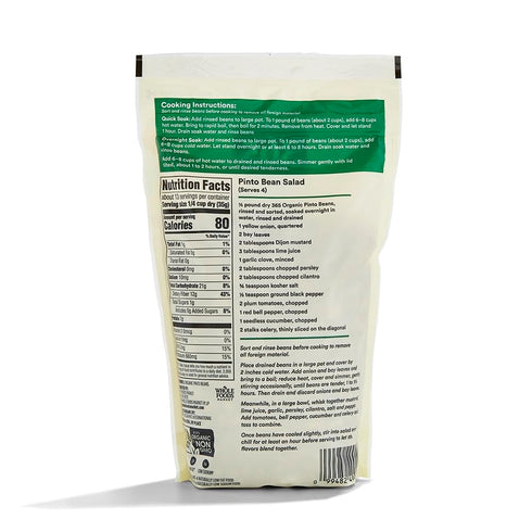 365 16 by Whole Foods Market, Organic Pinto Beans, Ounce