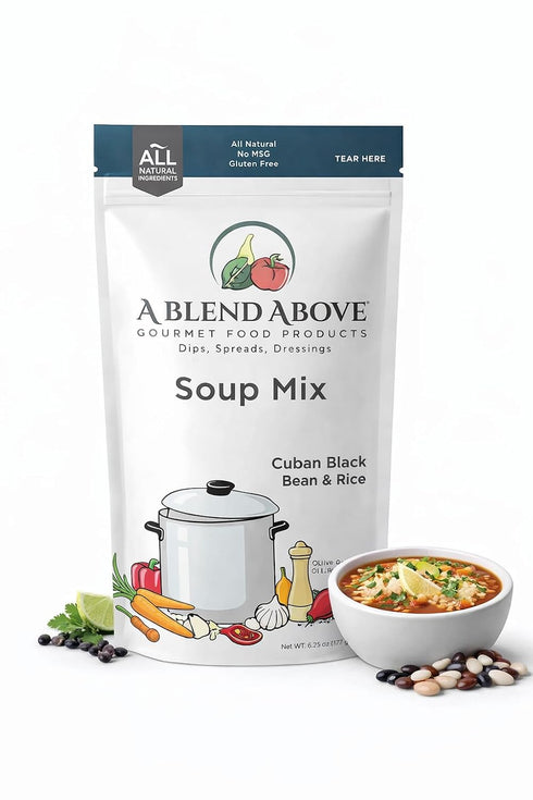 A Blend Above Cuban Black Bean and Rice Soup Mix