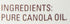 La Tourangelle Organic Canola Oil, Expeller-Pressed Non-GMO, High Heat Neutral Cooking Oil, 16.9 fl oz