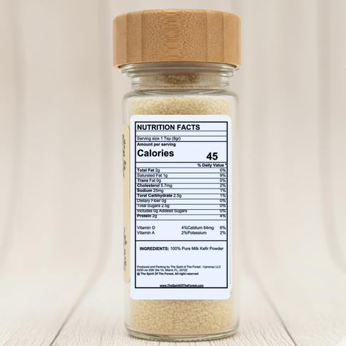 1.5 oz (42 Kefir Parm Cheese - Lactose Free Parmesan Cheese Substitute - Shaker gr)